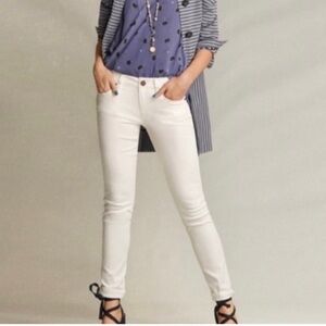 Cabi High Skinny White Denim Jeans. Women’s Size: 8.